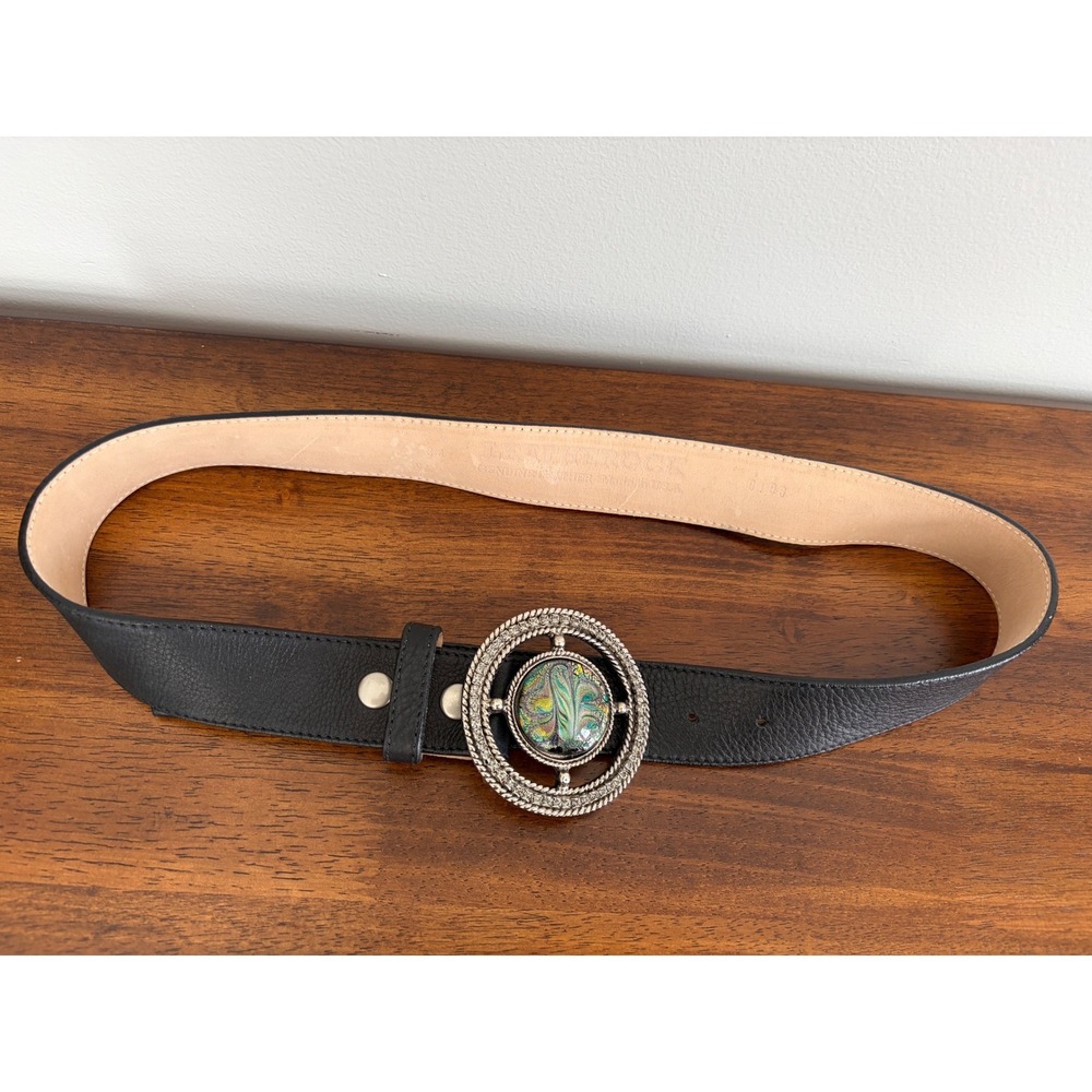 Leatherock Belt Size 34 woman's ornate blingy